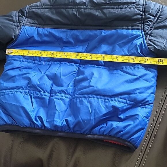 Patagonia Nwt Baby Reversible Tribbles Hoody Viking Blue - Picture 7 of 11
